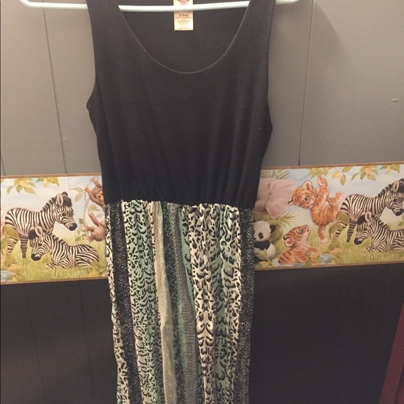 Faded glory cheetah print maxi dress - Picture 2 of 4